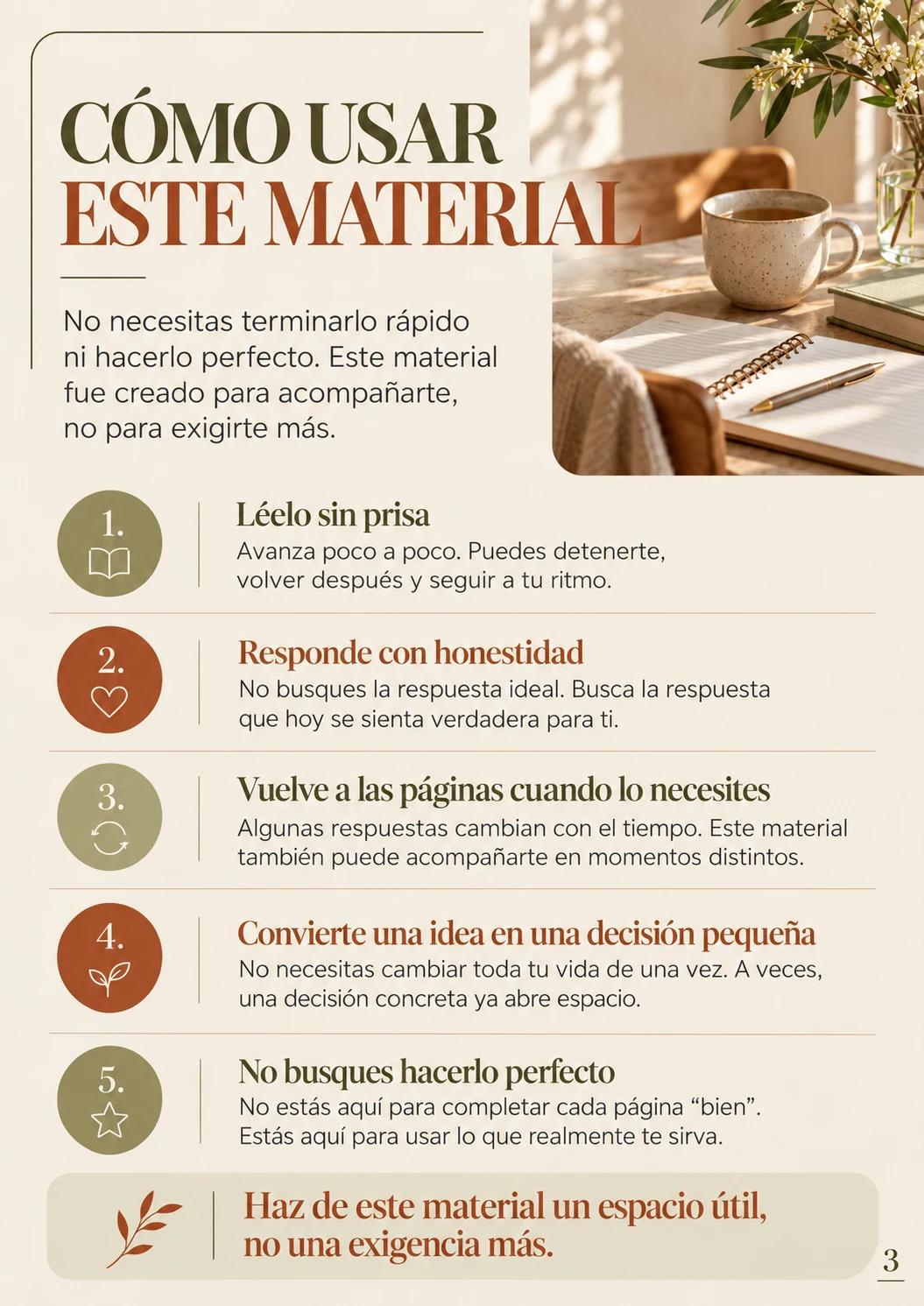 Cómo usar este material